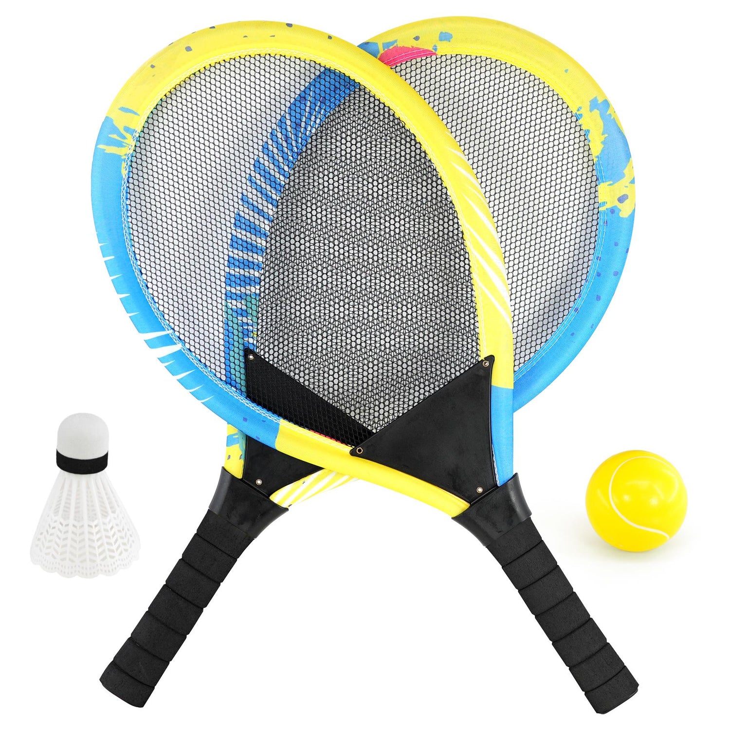 2 Player Tennis Set with Ball and Shuttlecock by The Magic Toy Shop - UKBuyZone