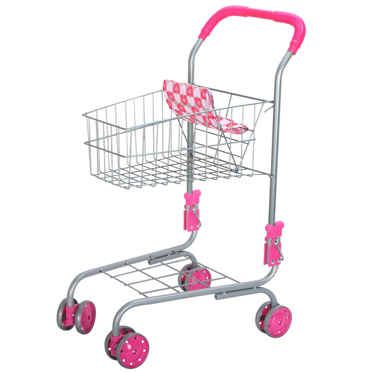 Kids Shopping Trolley With Doll Seat by BiBi Doll - UKBuyZone