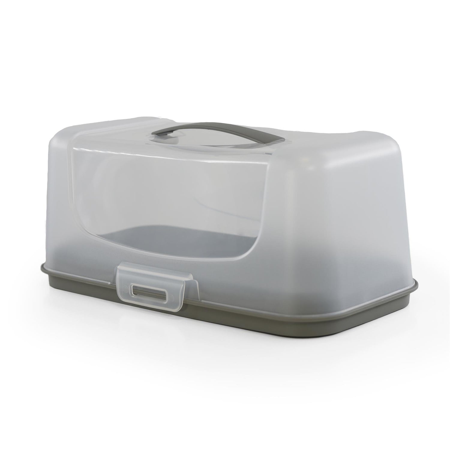 Rectangular Cake Carrier with Handle and Lid by GEEZY - UKBuyZone