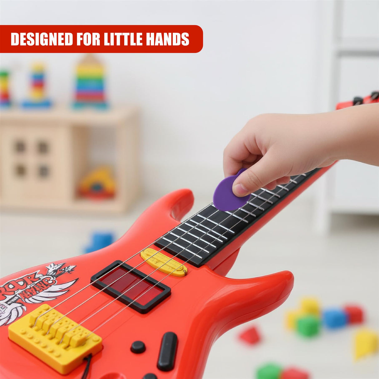 19 Inches Kids Plastic Acoustic Guitar