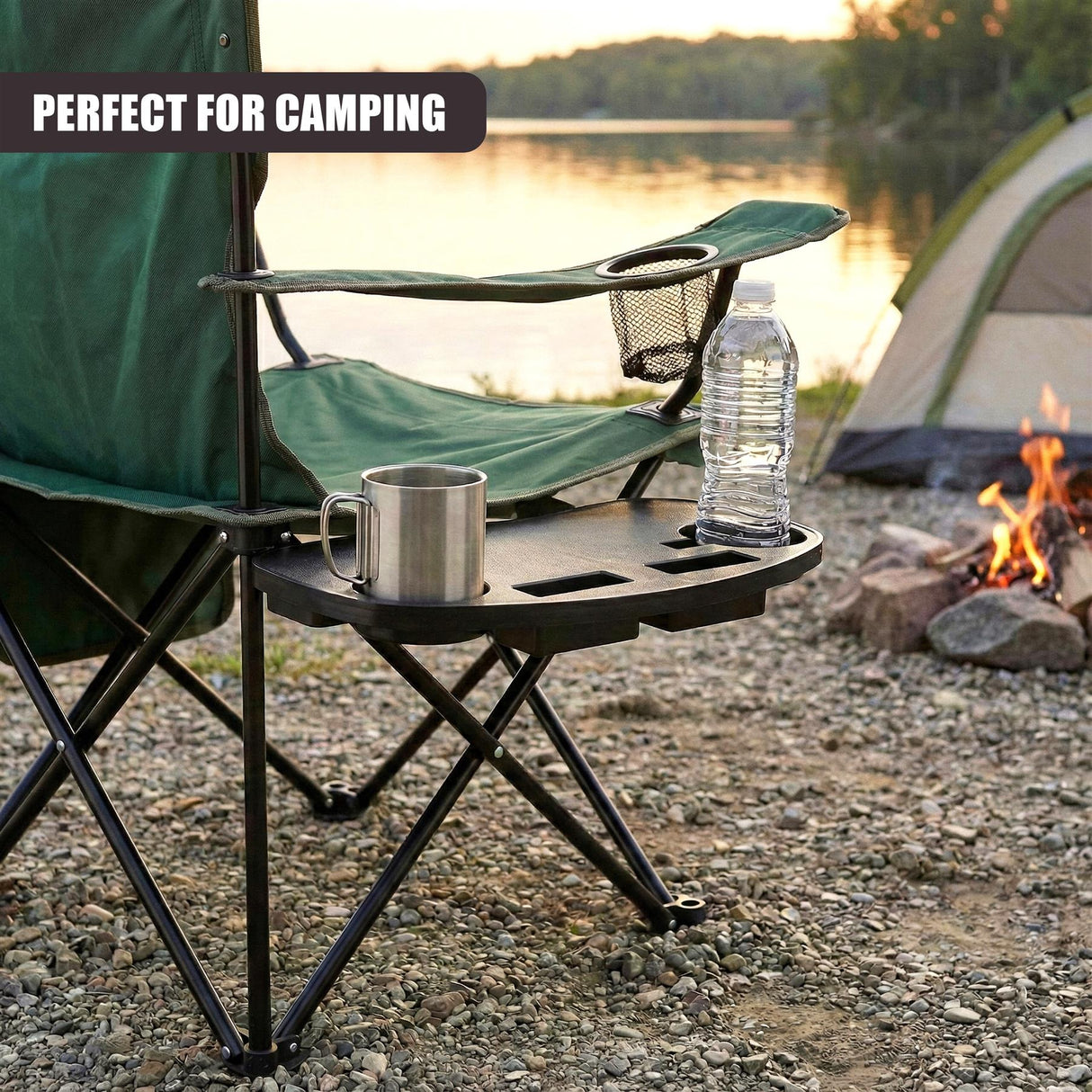 Clip On Camping Chair Side Table