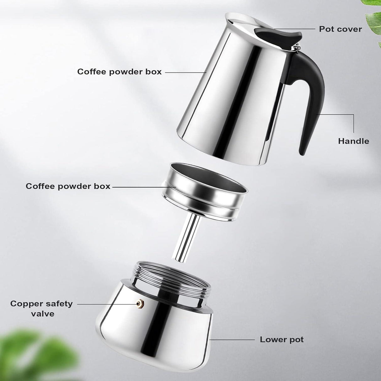2 Cup Espresso Pot by GEEZY - UKBuyZone
