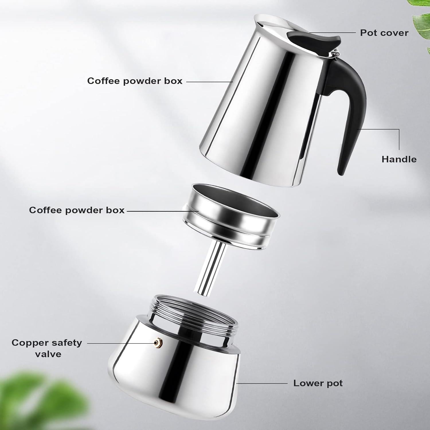 2 Cup Espresso Pot by GEEZY - UKBuyZone