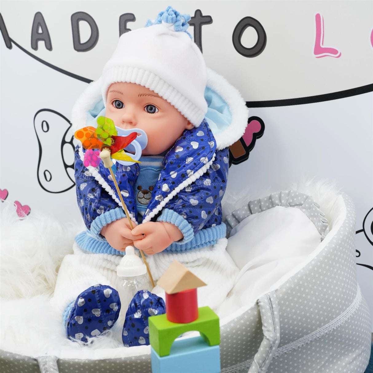 BiBi Baby Doll "Navy" (50 cm / 20") by BiBi Doll - UKBuyZone