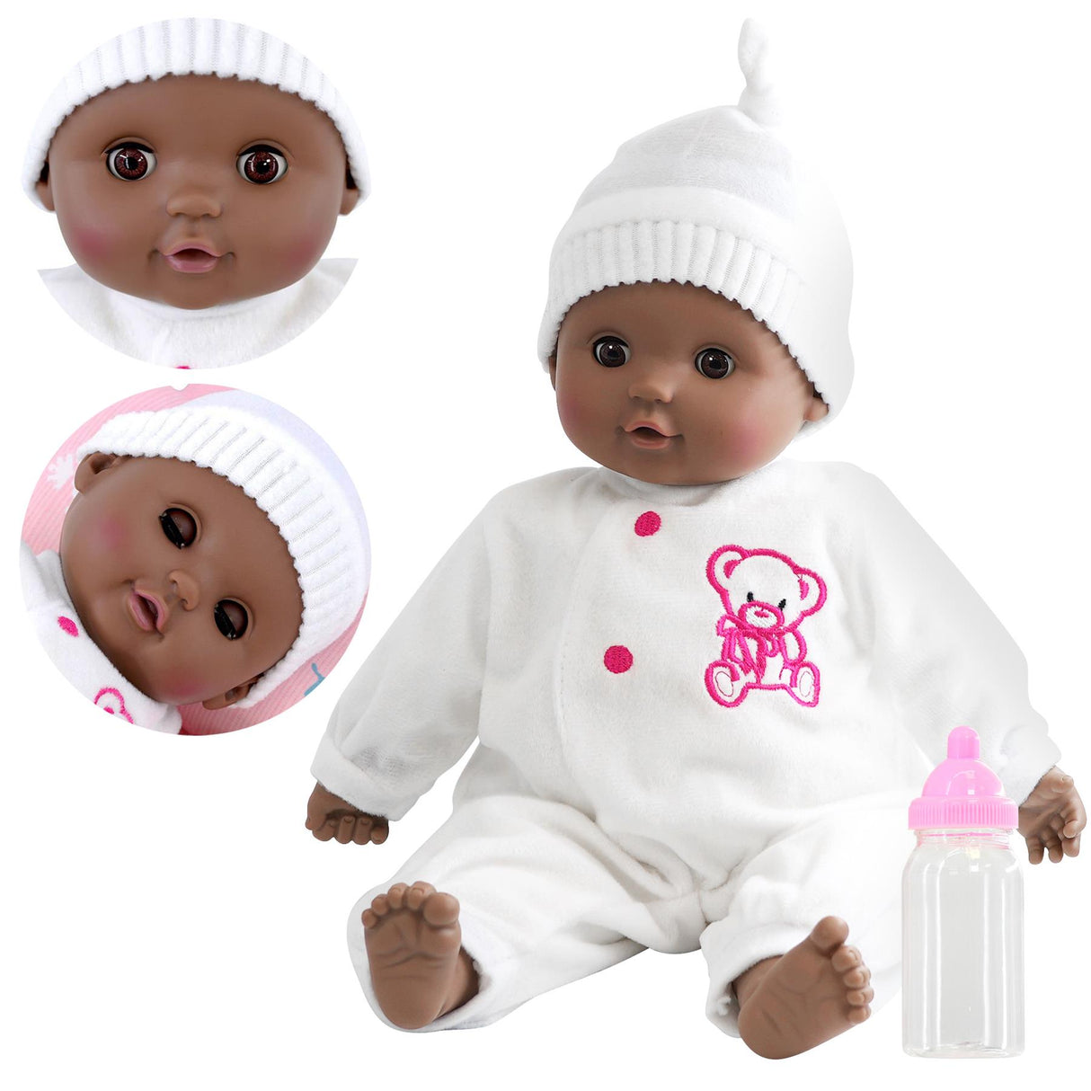 BiBI Black Sleeping Doll (40 cm / 16") by BiBi Doll - UKBuyZone