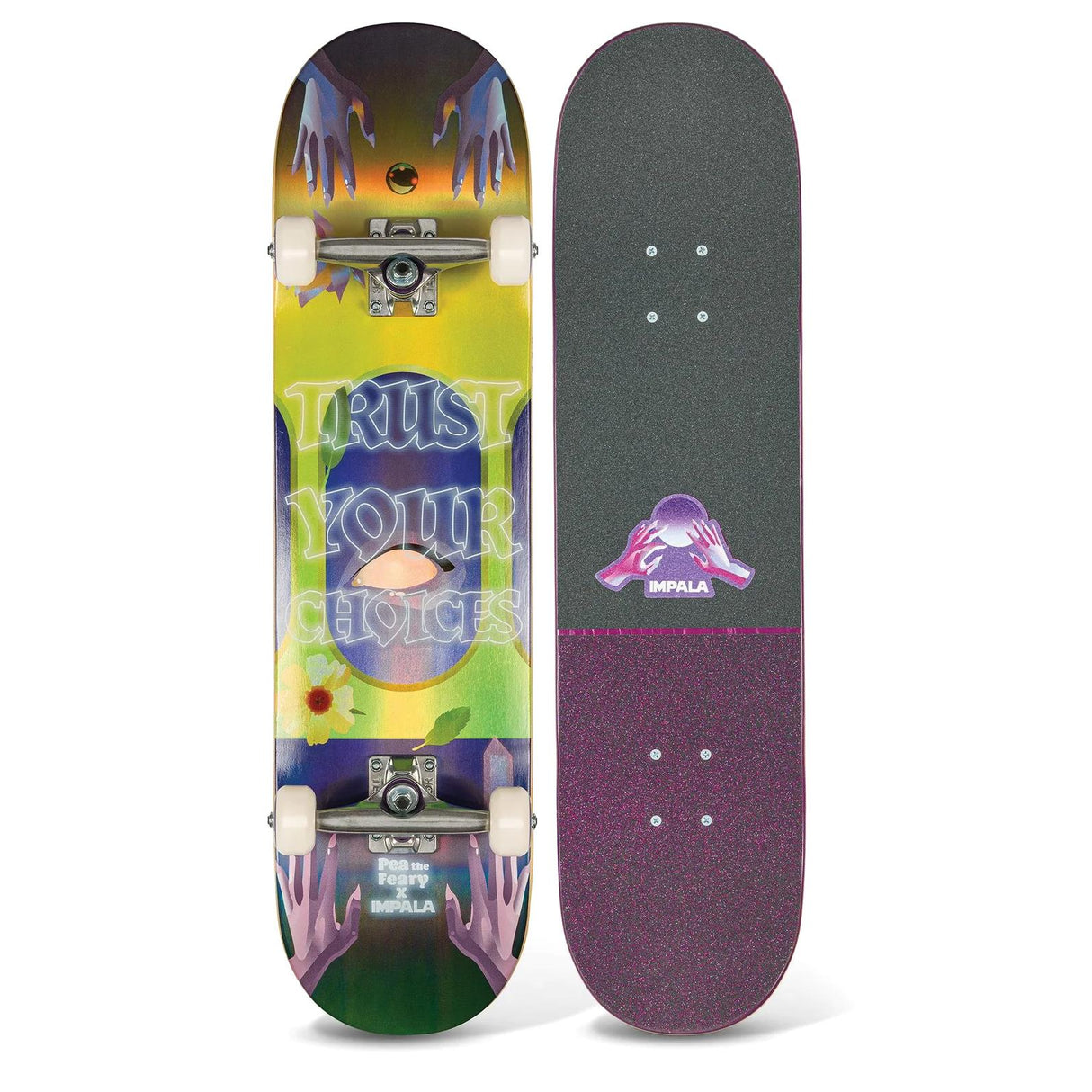 Impala Mystic 8" Complete Skateboard by GEEZY - UKBuyZone