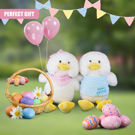 Happy Easter Chicks Super Soft Sitting Toy by The Magic Toy Shop - UKBuyZone