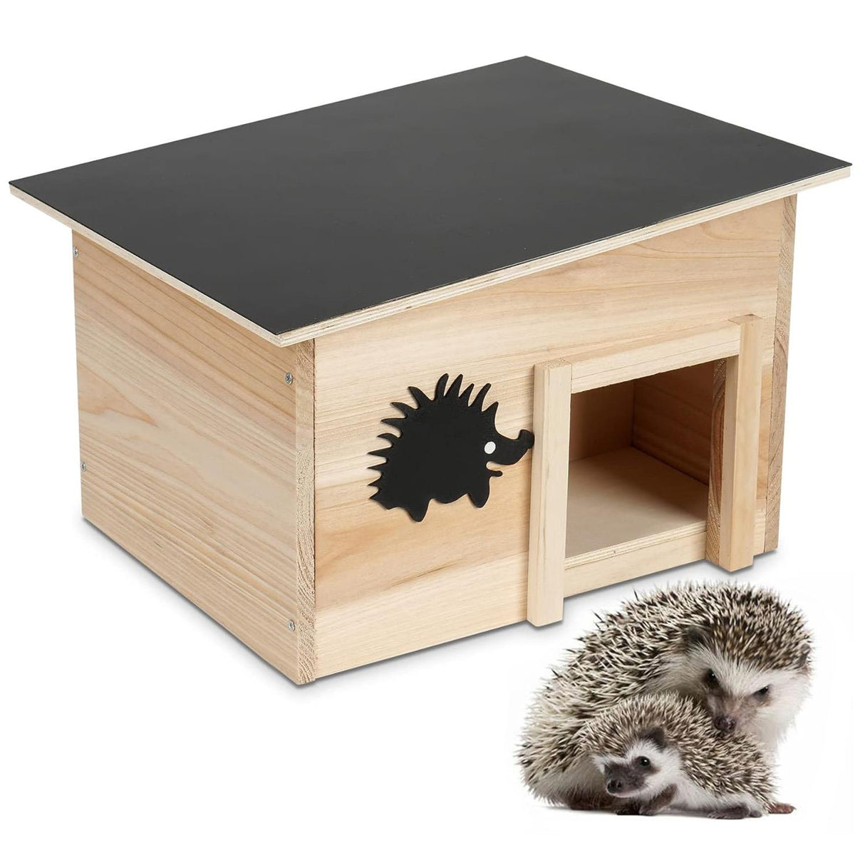Wooden Hedgehog House by GEEZY - UKBuyZone