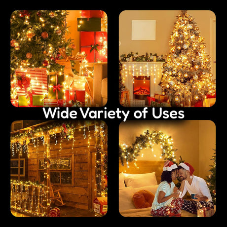 200 Warm White & White Fairy Light With Timer by The Magic Toy Shop - UKBuyZone