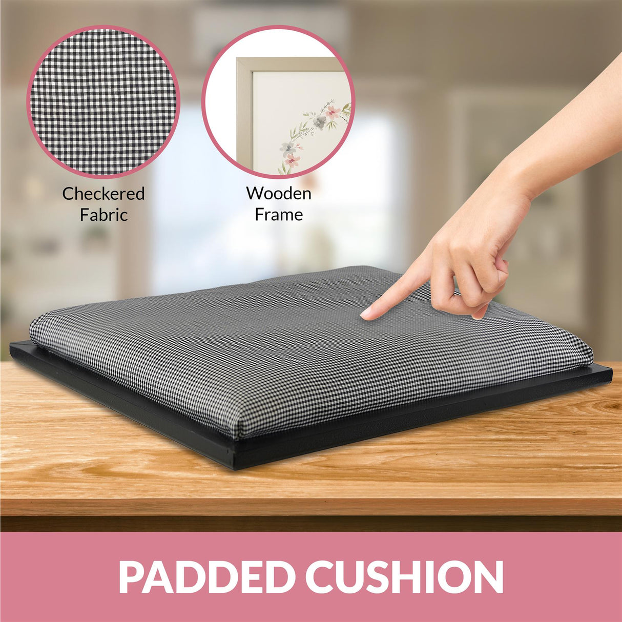 Live a Beautiful Life Lap Tray With Bean Bag Cushion by GEEZY - UKBuyZone