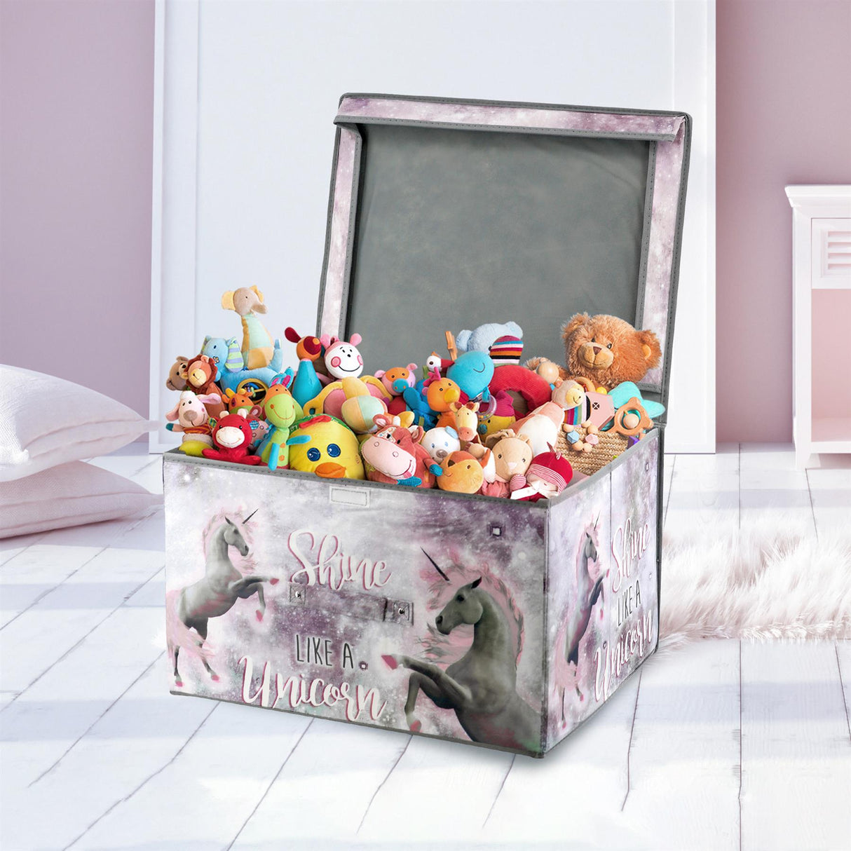 Unicorns Large Storage Box by The Magic Toy Shop - UKBuyZone