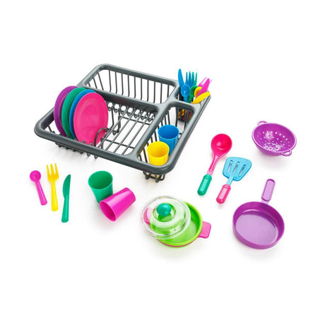 27 Pieces Kitchen Accessories Play Set For Kids by The Magic Toy Shop - UKBuyZone