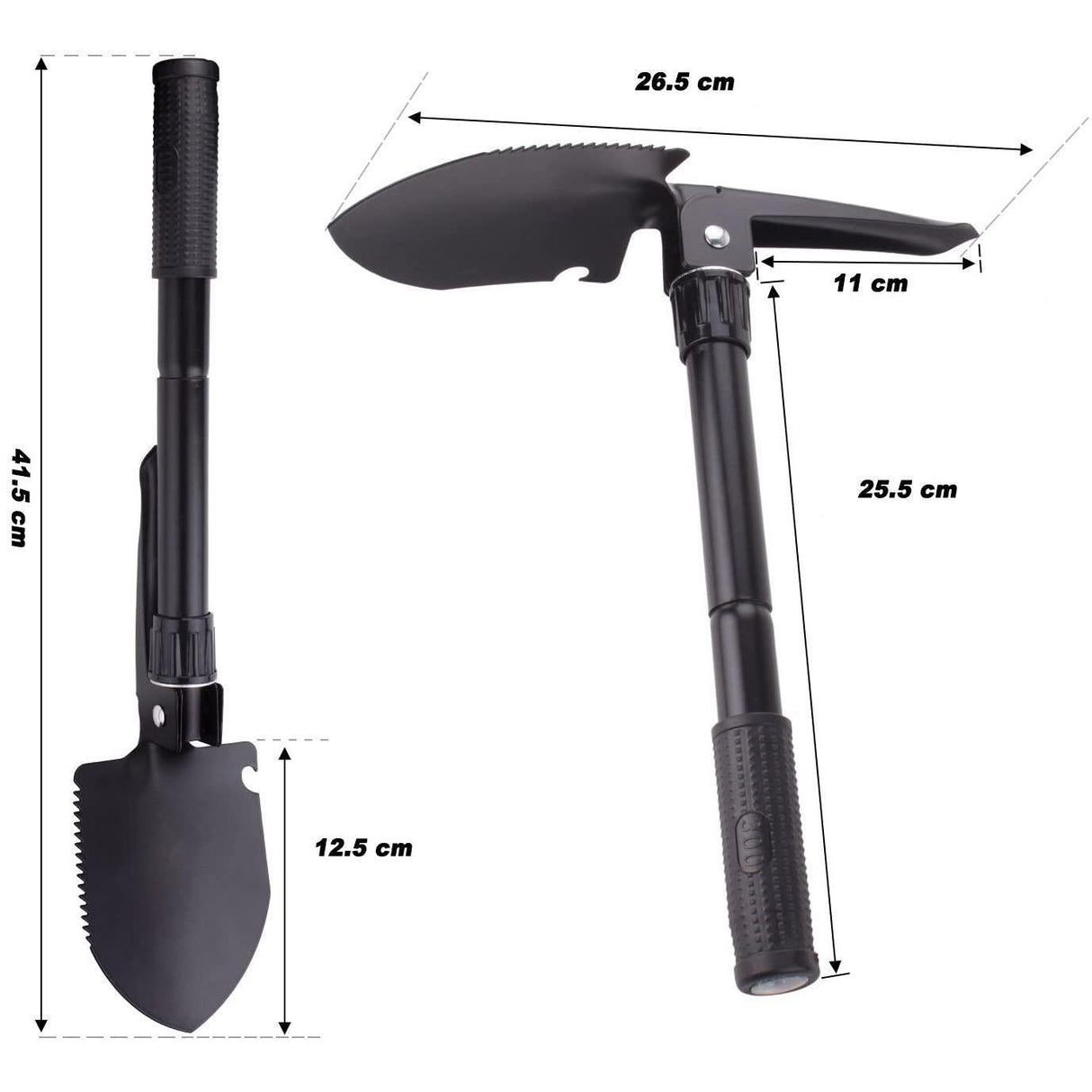 Folding Shovel with Carrier Bag by Geezy - UKBuyZone