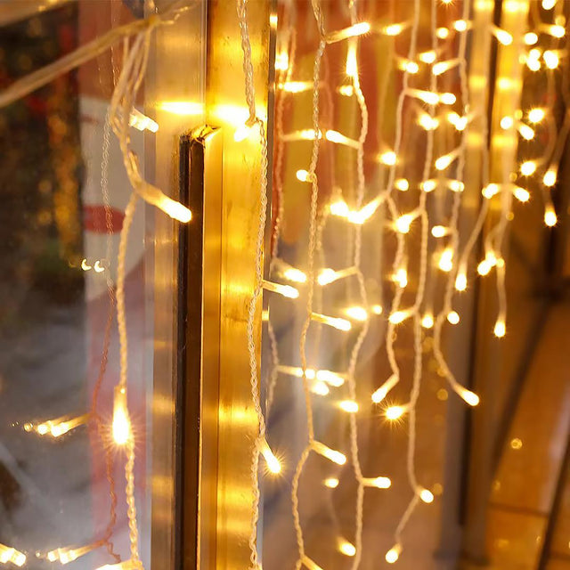 200 Christmas Warm White Led Icicle Lights by The Magic Toy Shop - UKBuyZone