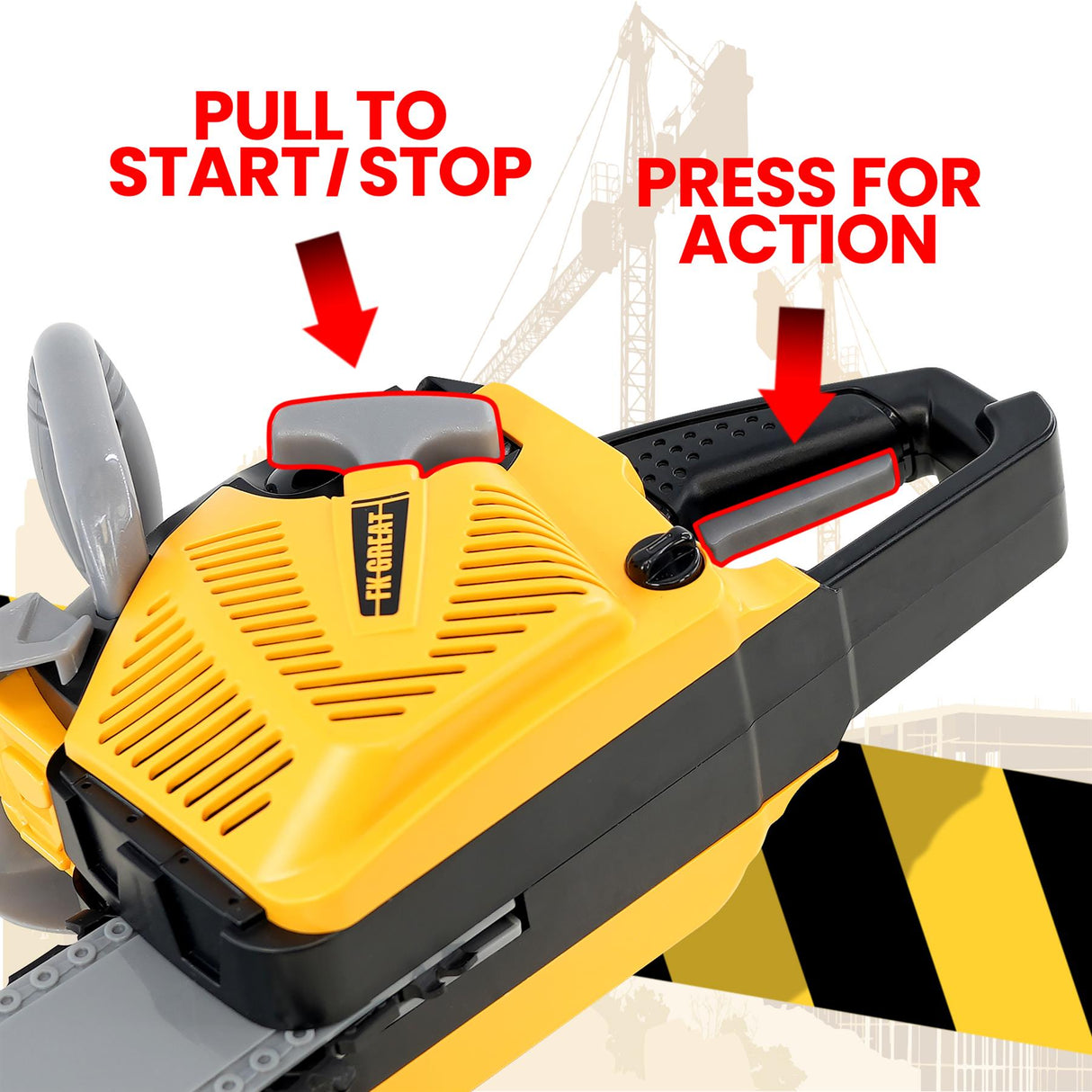 Kids Pretend Chainsaw Toy by The Magic Toy Shop - UKBuyZone