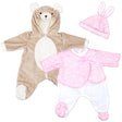 BiBi Outfits - Set of Two Clothes (Bear & Pink Bunny) (50 cm / 20") by BiBi Doll - UKBuyZone