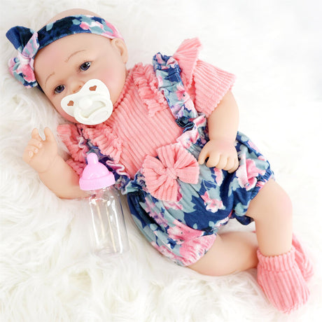 BiBi Reborn Awake Girl "Sweet Pea" (43 cm / 17") by BiBi Doll - UKBuyZone