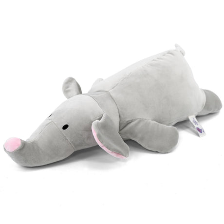 20” Super-Soft Elephant Plush Pillow Toy by The Magic Toy Shop - UKBuyZone