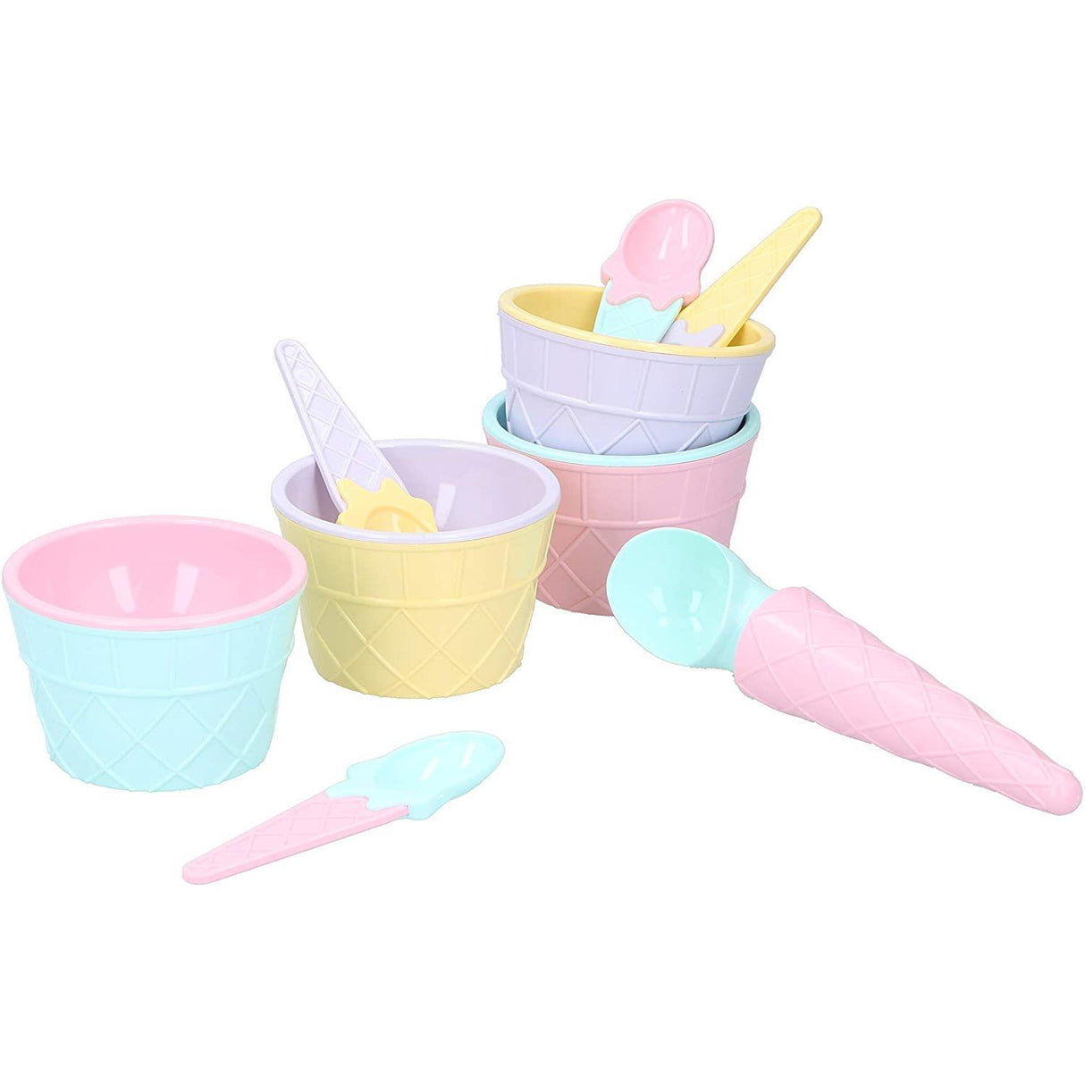 Ice Cream Bowls With Scoops by The Magic Toy Shop - UKBuyZone