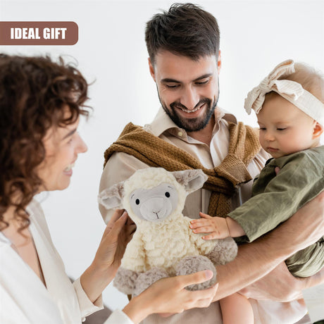Plush Super Soft Lamb Cuddly Toy by The Magic Toy Shop - UKBuyZone