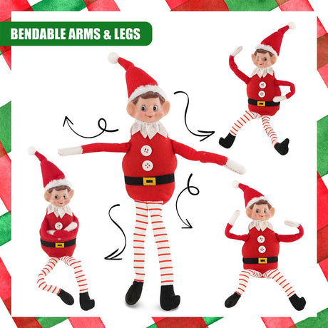 Christmas Elf Plush Toy 35cm by The Magic Toy Shop - UKBuyZone