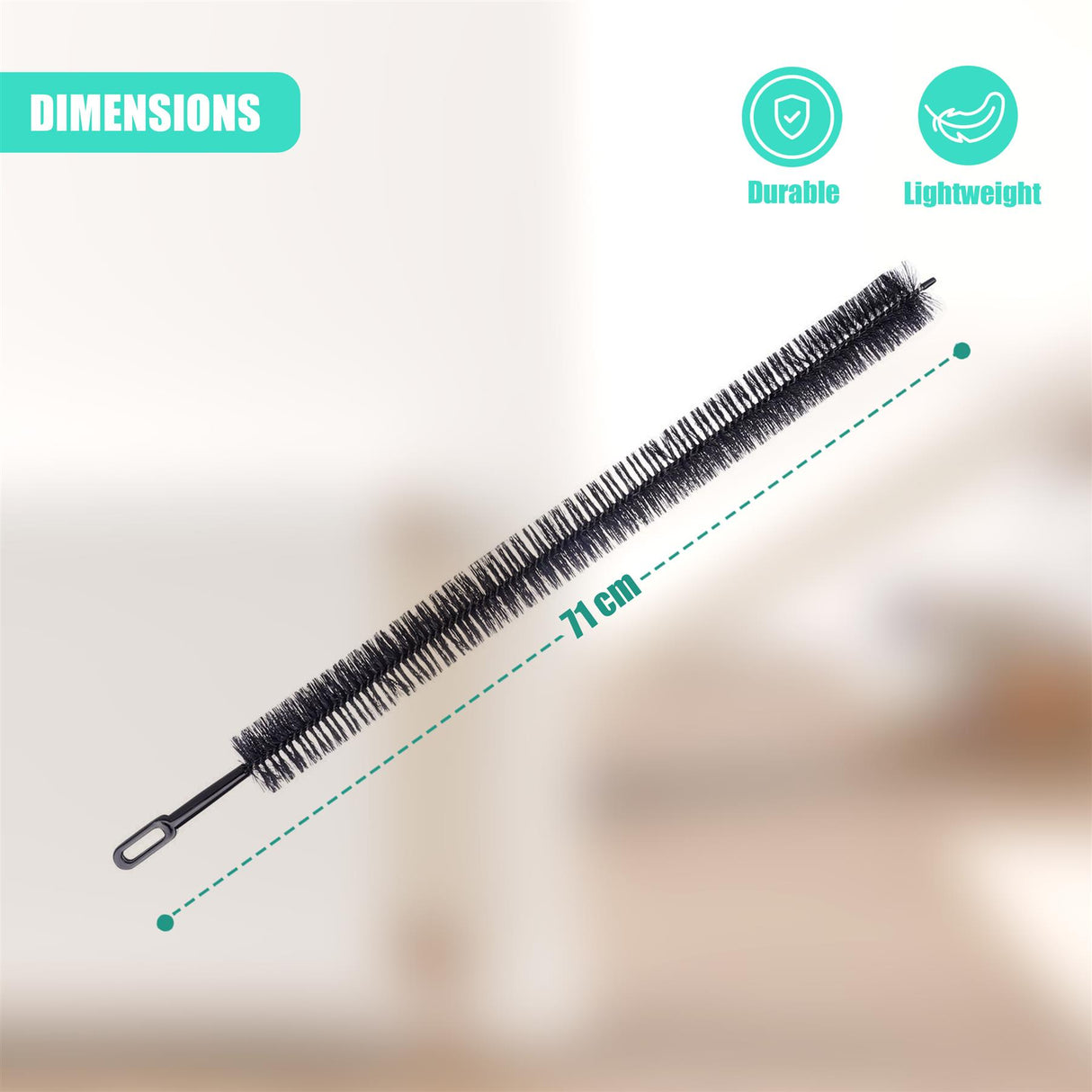 Set of 2 Radiator Cleaner Brushes 71cm by GEEZY - UKBuyZone