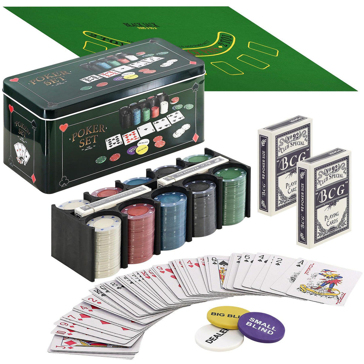 POKER SET by The Magic Toy Shop - UKBuyZone
