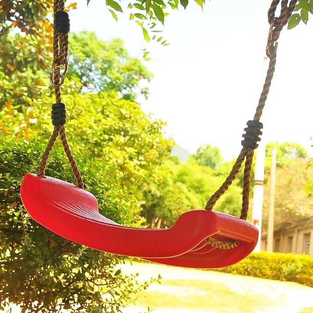 Set of Trapeze Monkey Bar and Plastic Swing Seat by The Magic Toy Shop - UKBuyZone