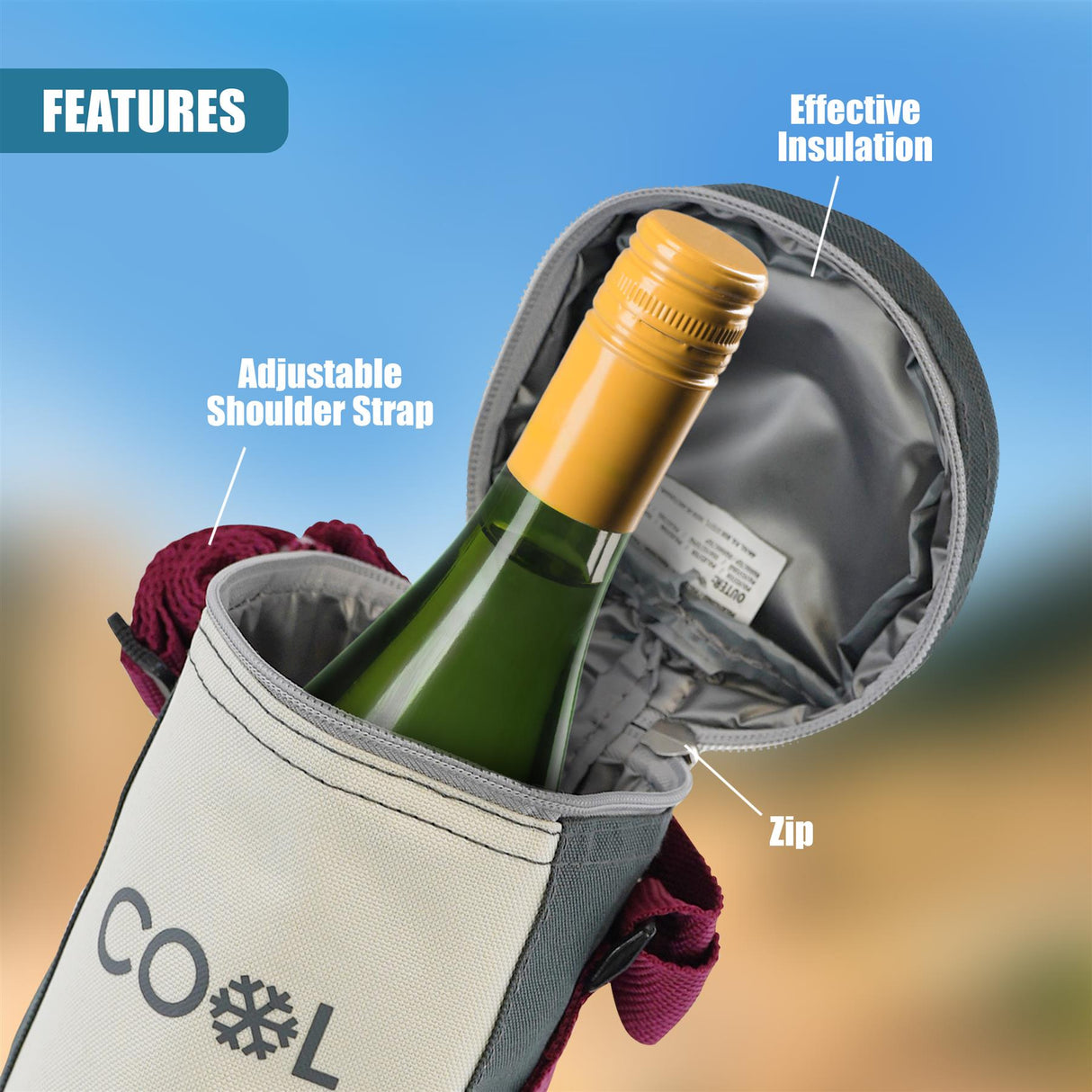 Insulated Bottle Cool Bag