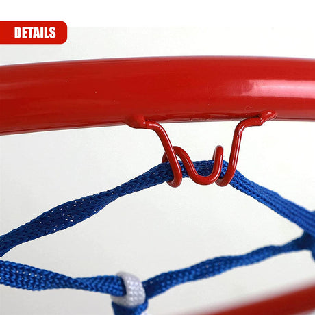 Basketball Hoop with Net - Wall-mounted by FastFold - UKBuyZone