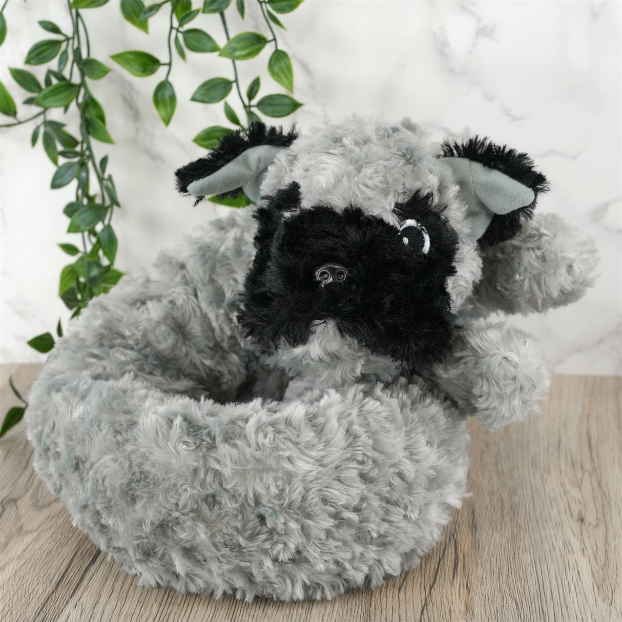 Novelty Grey Dog Draught Excluder for Doors by GEEZY - UKBuyZone