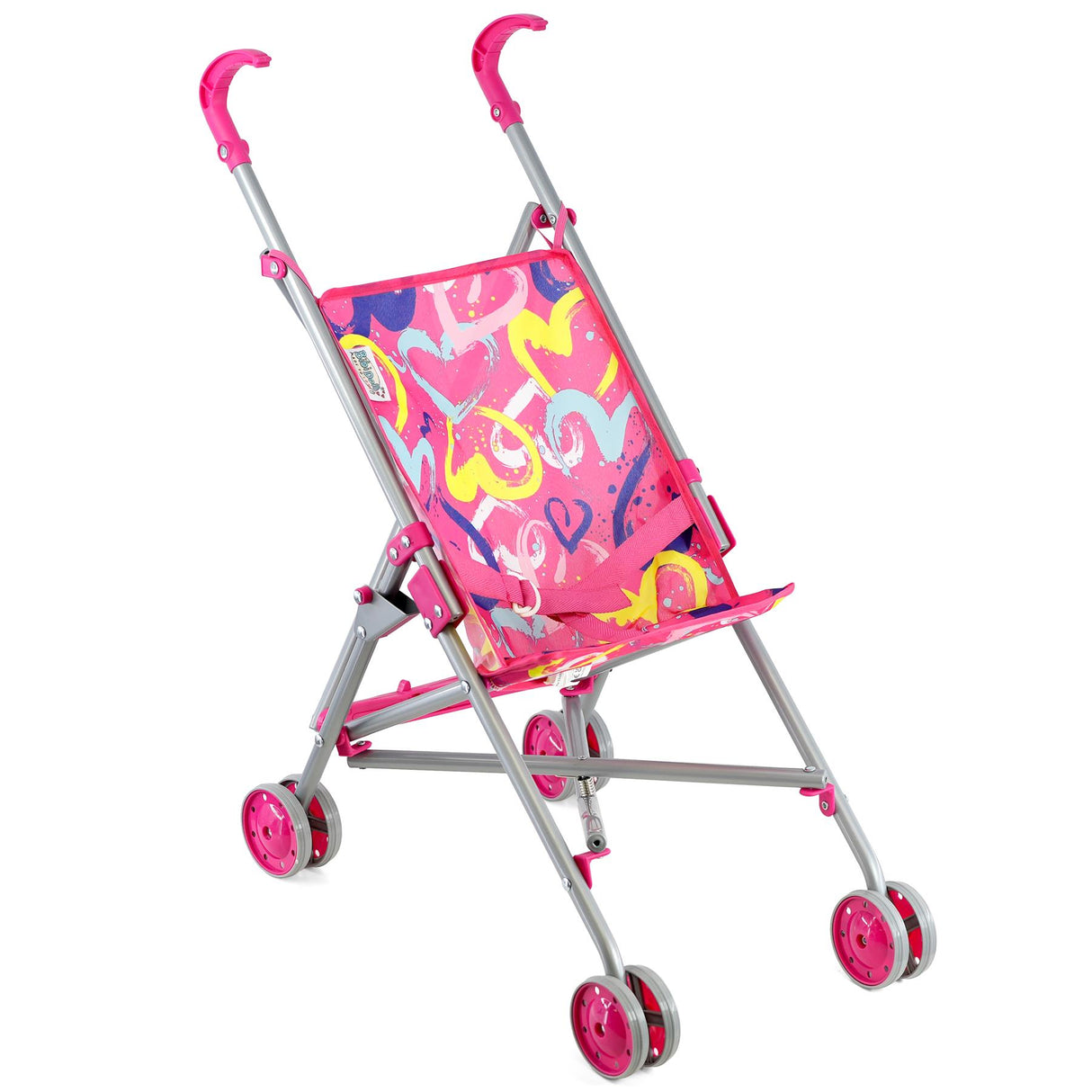 Baby Doll Pink Foldable Stroller by BiBi Doll - UKBuyZone