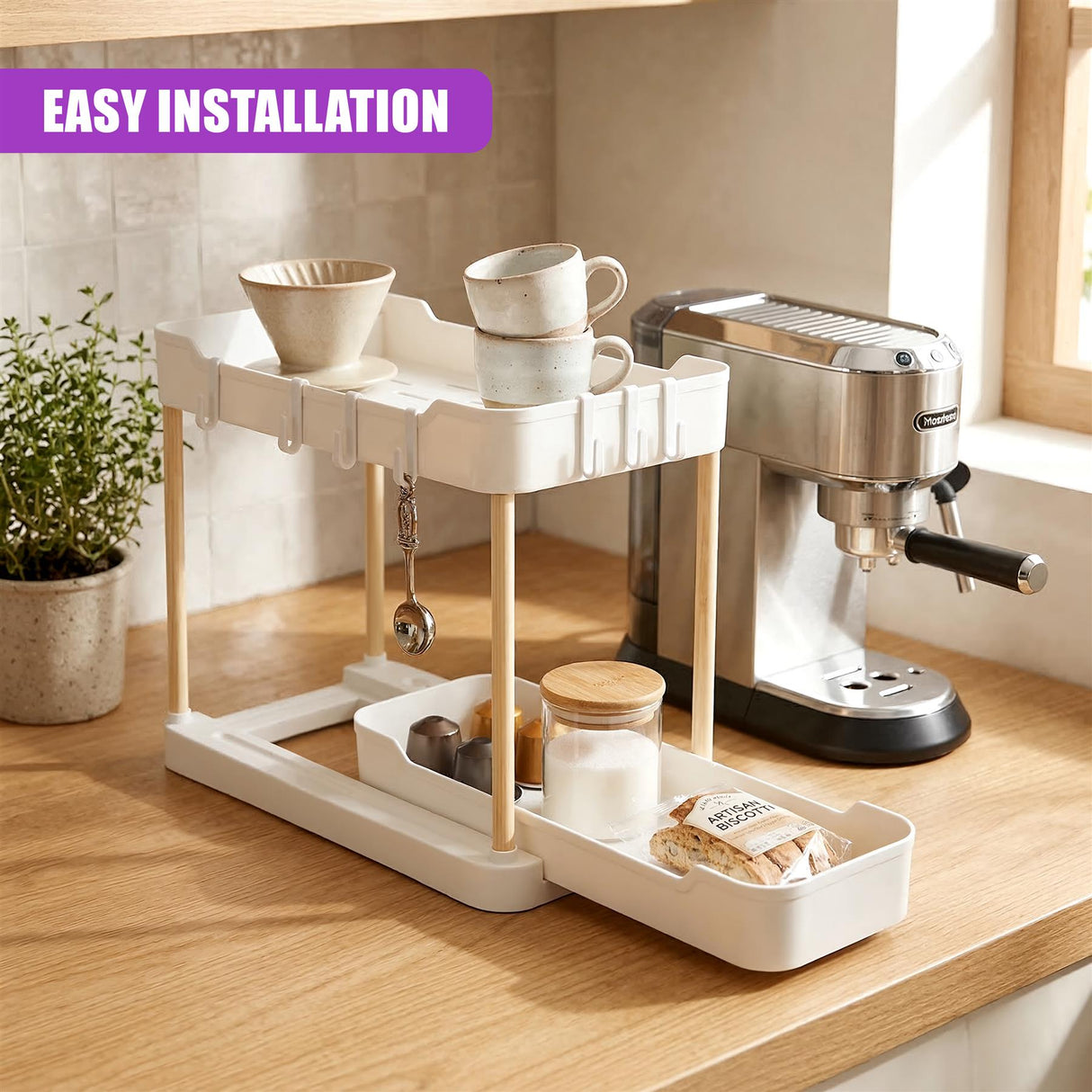 2 Tier Pull Out Organiser