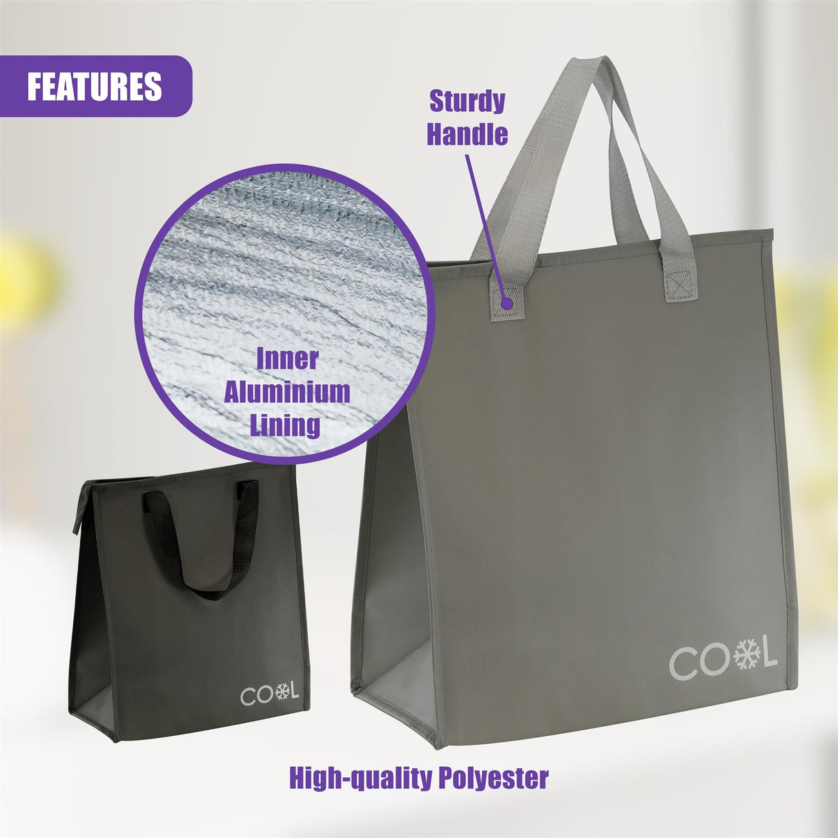 Shopping Cooler Bag by Geezy - UKBuyZone