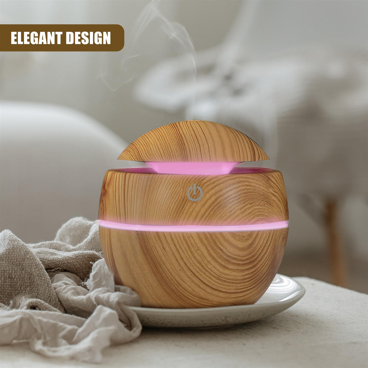 Mini Humidifier USB 130ml by GEEZY - UKBuyZone