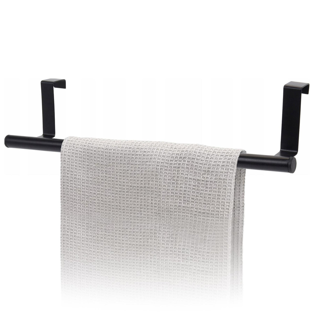 Modern black towel rail. - UKBuyZone