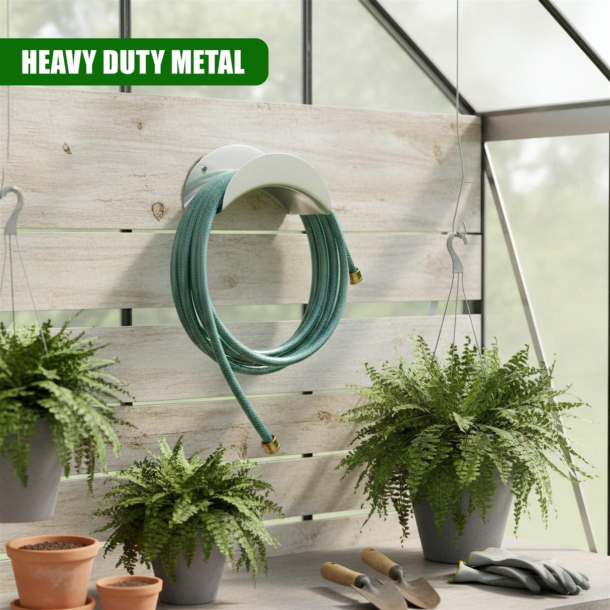 Metal Garden Hose Holder
