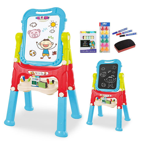 Blue Folding Double-Sided Magnetic Drawing Board by The Magic Toy Shop - UKBuyZone