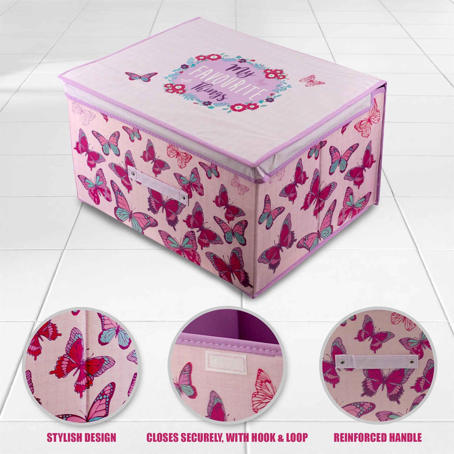 Butterfly Large Storage Box by The Magic Toy Shop - UKBuyZone