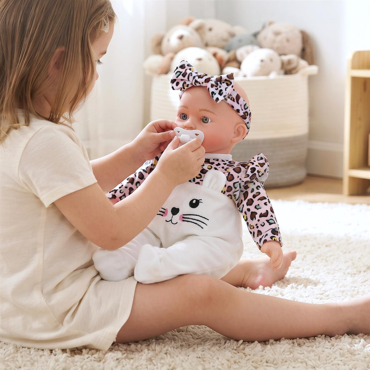 BiBi Kitten Sleeping Doll (40 cm / 16'')