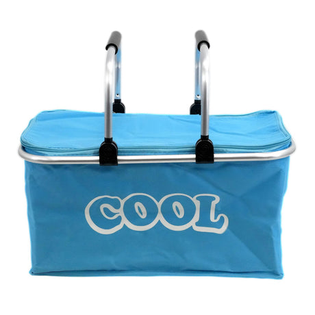Blue Cooler Basket Bag by GEEZY - UKBuyZone