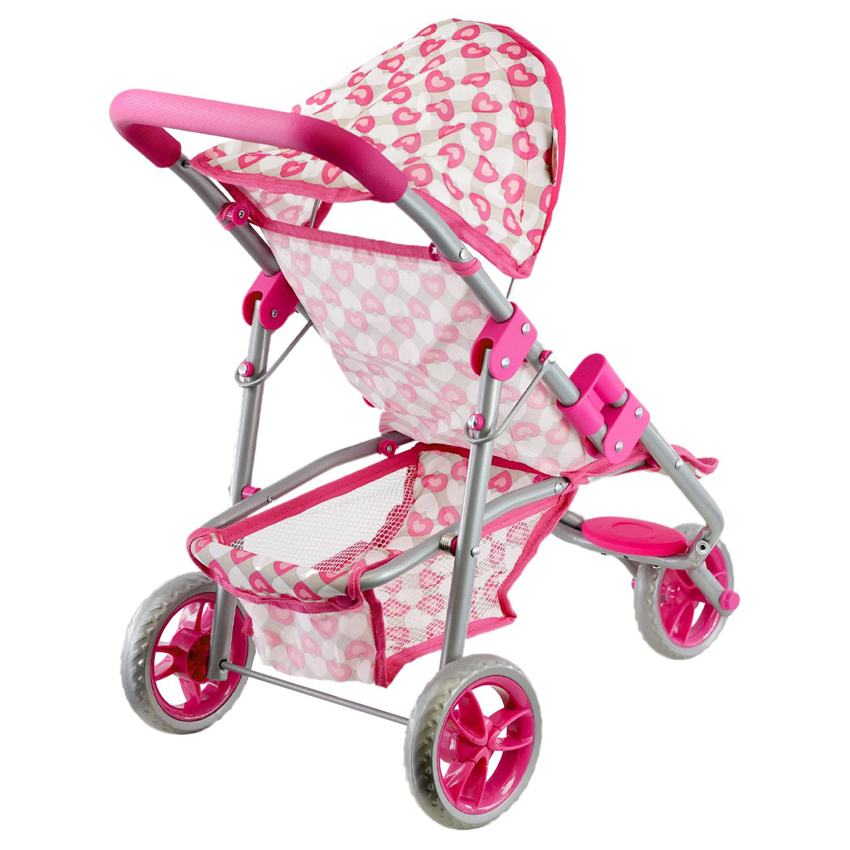 Baby Doll Pink Foldable Jogger Stroller by BiBi Doll - UKBuyZone