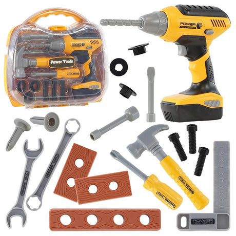 20 Piece Kids Tool Set with Carrying Case by The Magic Toy Shop - UKBuyZone