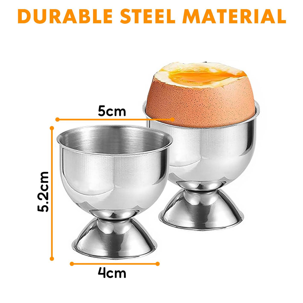 Set of 4 Egg Cups by GEEZY - UKBuyZone