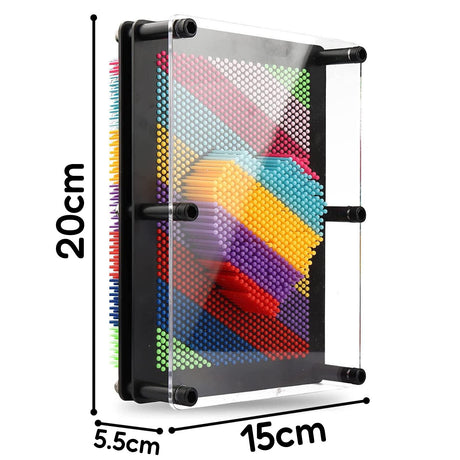 Rainbow 3D Plastic Pin Art by The Magic Toy Shop - UKBuyZone