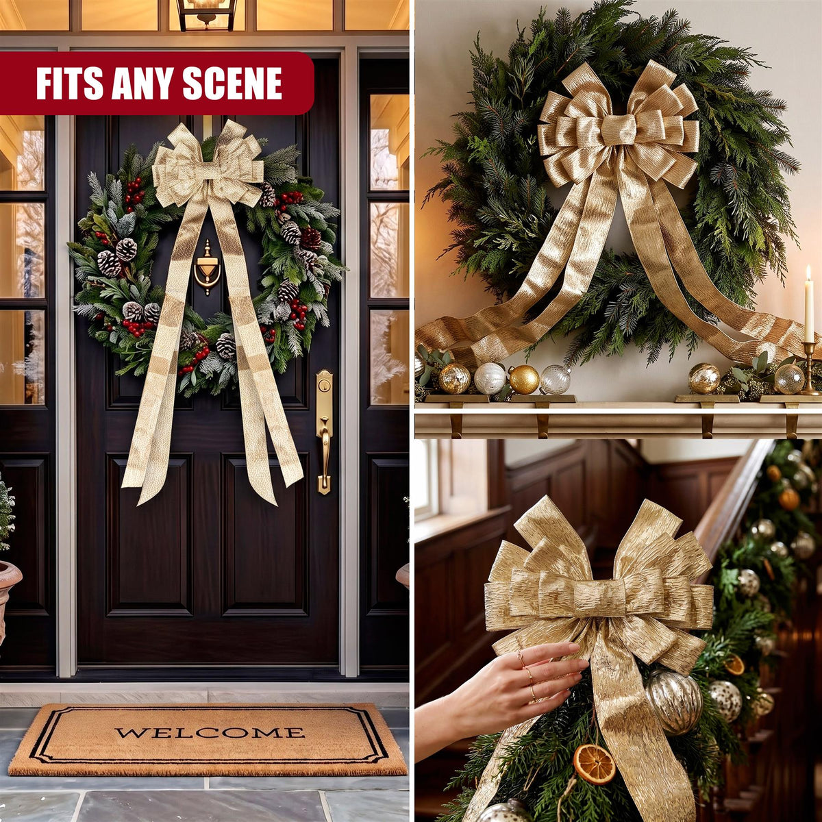 Tree Topper Bow, 130cm