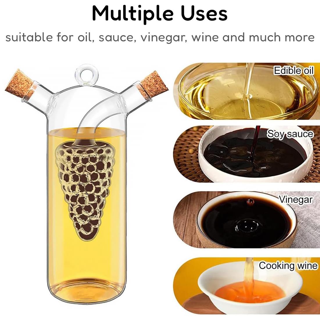 2 in 1 Oil and Vinegar Dispenser by GEEZY - UKBuyZone
