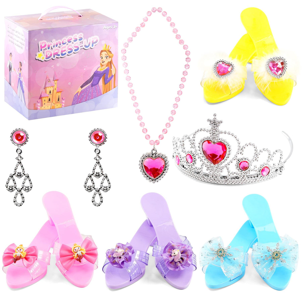 Princess Play Shoes Jewellery & Storage Set by The Magic Toy Shop - UKBuyZone