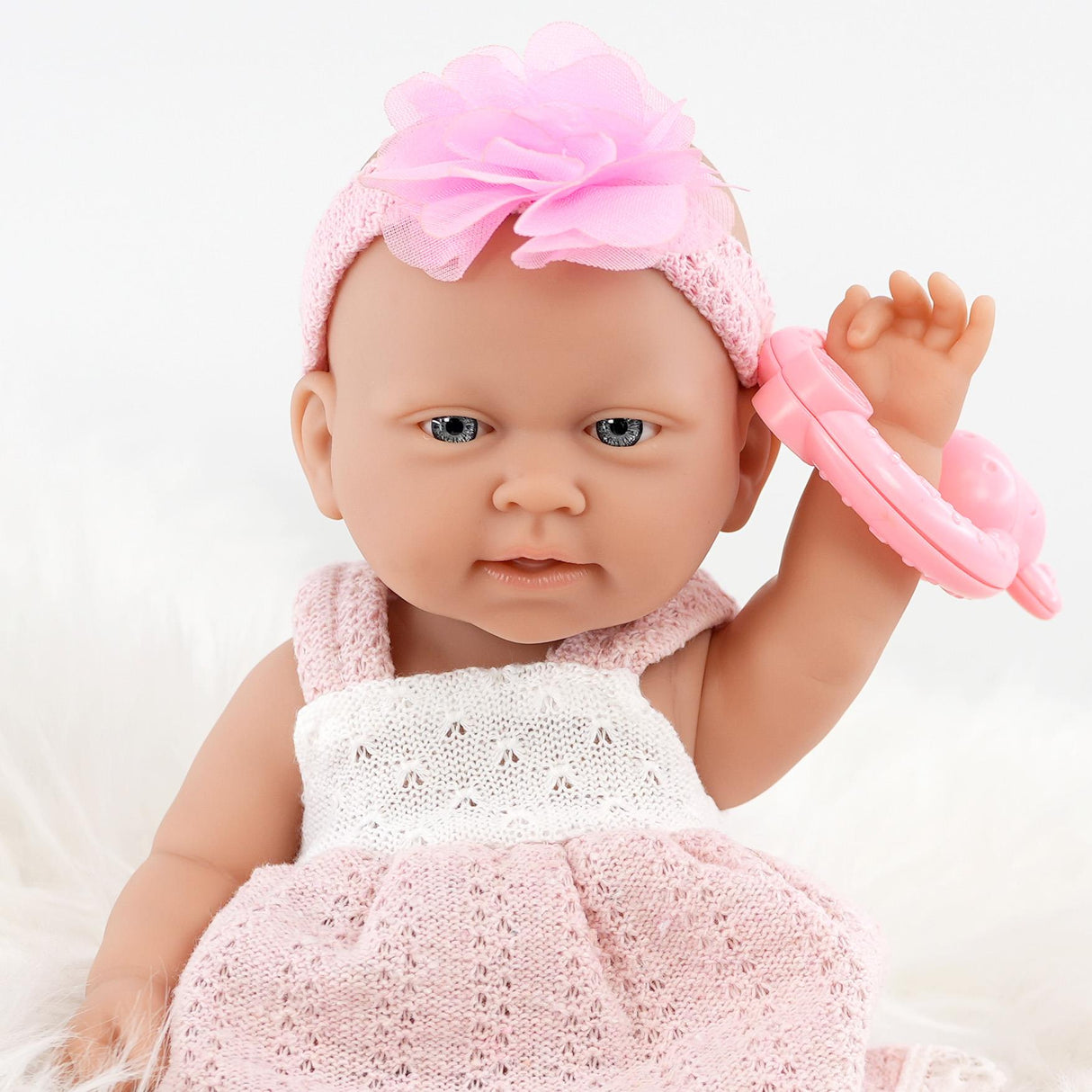 10" Baby Doll Play Set with Dummy and Rattle by BiBi Doll - UKBuyZone
