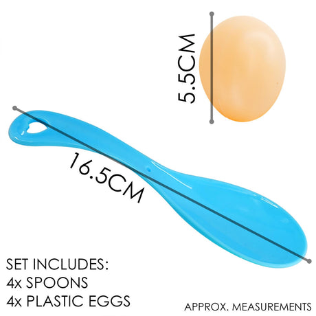 Egg & Spoon Race Game by The Magic Toy Shop - UKBuyZone
